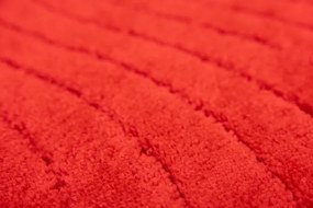 Kúpeľňový koberček Sara Red červený Fale