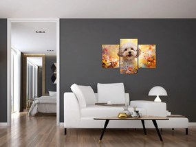 Obraz - Šťastný pes (90x60 cm)