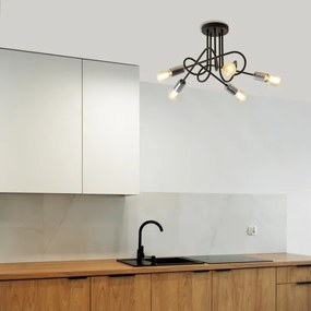 Luster prisadený OXFORD 5xE27/15W/230V