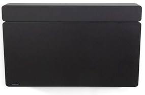 Čierna kovová výklopná/závesná skrinka na topánky 78x48x13 cm Luigi – Spinder Design