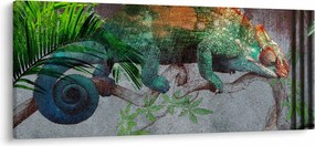 Obraz - Chameleon (120x50 cm)