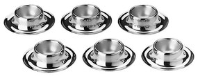 WMF - Sada stojančekov na vajíčka CROMARGAN AKTUELL, 6 ks, z nehrdzavejúcej ocele