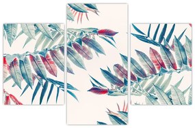 Obraz - Tropické listy (90x60 cm)