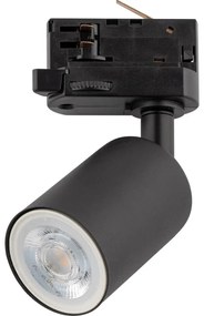TK Lighting Bodové svietidlo do 3-fázového lištového systému TOP 1xGU10/10W/230V čierna TK4850