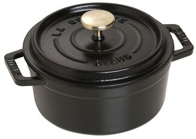 Staub Cocotte okrúhly hrniec 12 cm/0,4 l čierny, 1101225