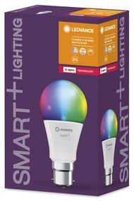 LEDVANCE Inteligentná LED žiarovka SMART+ ZB, B22d, A60, 9W, 806lm, 2700-6500K, teplá-studená biela, RGB