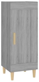 vidaXL Komoda sivý dub sonoma 34,5x34x90 cm spracované drevo-