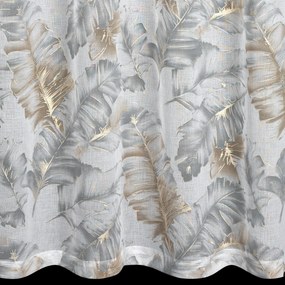 ZÁVES NA KRÚŽKOCH LAYLA 140X250 CM VZOROVANÁ