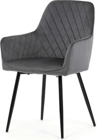 Jedálenská stolička sivá DCH-215 GREY4