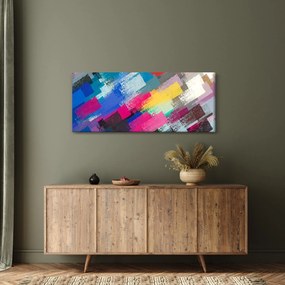 Obraz - Farebné ťahy štetcom (120x50 cm)