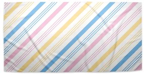 Sablio Uterák Trojfarebné pruhy - 50x100 cm