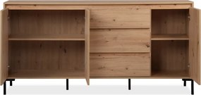 Široká komoda Korsika, dub artisan