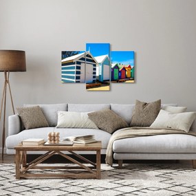 Obraz - Pláž Brighton, Melbourne, Austrália (90x60 cm)