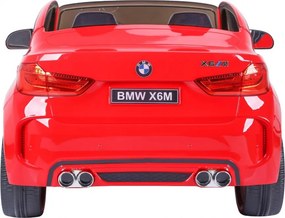 Ramiz BMW X6M XXL pre 2 deti Červené SUV + Pilot + Eco koža