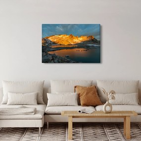 Obraz vysokohorskej krajiny (90x60 cm)