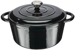 Ernesto®  Liatinový hrniec, Ø 25 cm (čierna)  (100352687)