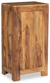 furniture-nabytek.cz - Masivní koupelnová skříňka pod umyvadlo Leeston z palisandru, lakovaná, hnědá – 42×30×80 cm