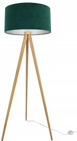 Stojacia lampa Mediolan, 1x textilné tienidlo (výber z 10 farieb), (výber zo 6 farieb konštrukcie), ch