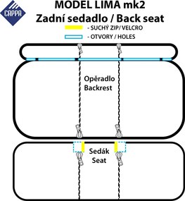 Cappa Autopoťahy ENERGY  CTAVIA Lima šedá