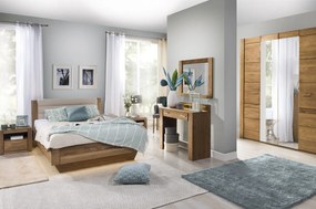 Šatní skříň Velvet II 77 205 cm z masivu dub Rustikal