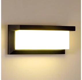 Brilagi - Vonkajšie nástenné svietidlo BRICKY 1xE27/60W/230V čierna IP54 BG1024