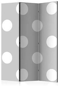 Paraván - Charming Dots [Room Dividers] Veľkosť: 135x172, Verzia: Jednostranný