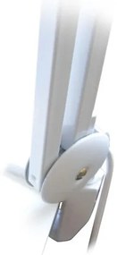 LED Stolná lampa s lupou LED/9W/230V biela