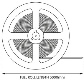 LED RGBW Kúpeľňový stmievateľný pásik LED/12,5W/12V IP65 5m Wi-Fi Tuya
