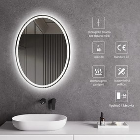 Cerano Cielo, LED kúpeľňové 60x80 cm, CER-CER-476705