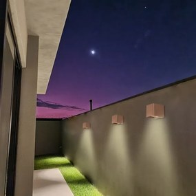 Rabalux 77169 - LED Vonkajšie nástenné svietidlo HALLSTATT LED/10W/230V IP54 hnedá