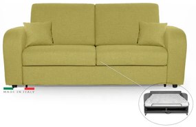 Pohovka na každodenné spanie LIVORNO s rozkladom, žltá (penelope 07), 140