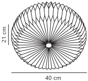 Nordlux - Nástenné svietidlo BELLOY 2xE27/25W/230V pr. 40 cm