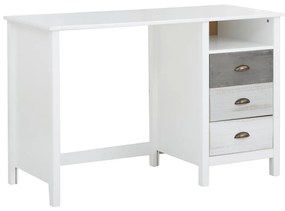 Bielo-sivý pracovný stôl Støraa Salva