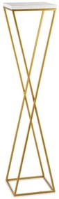 Stojan na kvety LOFT 100x24 cm zlatá/biela