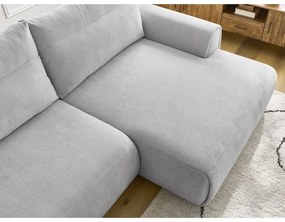 Svetlosivá rohová pohovka Aden – Bobochic Paris