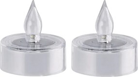 Solárne LED čajové sviečky FLARNIS, sada 2 ks