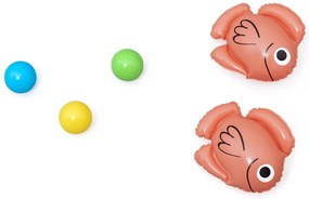 Nafukovacie ihrisko CROCODILE šmykľavka + postrekovač + loptičky Bestway 53166