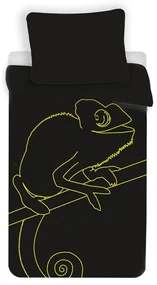 Jerry Fabrics Svietiace obliečky Chameleon - Zelená | 140 x 200 cm / 70 x 90 cm