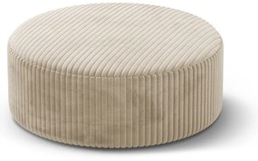 Béžový menčestrový taburet Dia – Micadoni