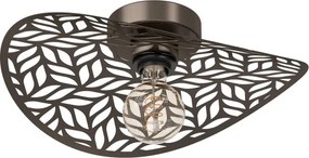 Eglo 44123 - Stropné svietidlo SWABY 1xE27/60W/230V priemer 40 cm bronzové