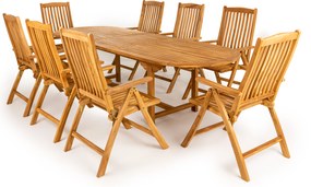 Doppler TAMAN DORSET FSC®, rozkladací stôl 240/300, 8+1