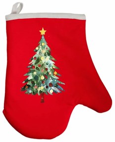 Vianočná kuchynská rukavica Twinkle EMI, hnedá