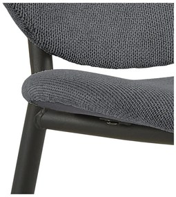 Antracitová jedálenská stolička Cliff – Actona