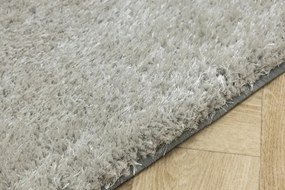 Koberec Shaggy Silky 72 strieborný / sivý