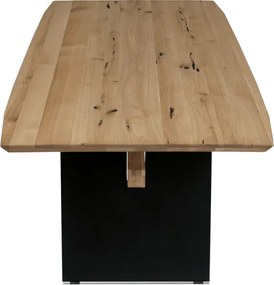 Jedálenský stôl 200x100 cm DS-M200 DUB dub / čierne nohy