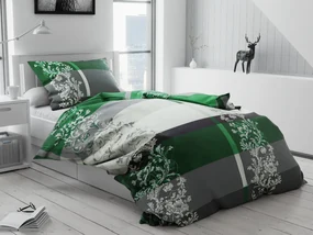 Bavlnené obliečky Luxury zelené