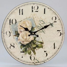 Nástenné hodiny HLC, Rose, 34cm