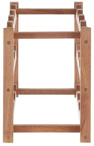 Regál na víno z orechového dreva v prírodnej farbe počet fliaš 12 Arla – Premier Housewares