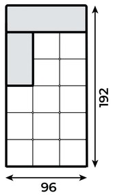 PROXIMA.store - Leňoška II UMBRIA TYP ROHU: Pravý, SKUPINA LÁTOK: Skupina 2