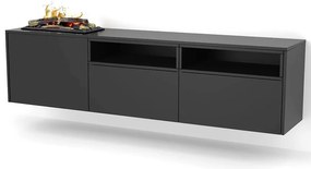 Elektrický krb Tecero Cassette 400/600 čierny